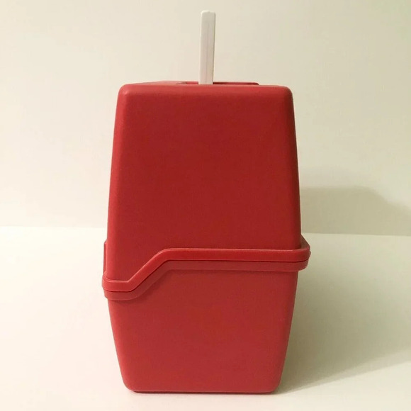 Vintage Thermos Brand Red Mickey Mouse Lunchbox  Only Minnie Donald Duck Pluto - Picture 6 of 16